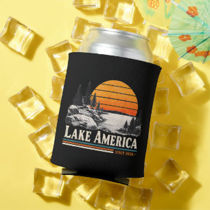 Porta-lata Lago América 2026 Vintage