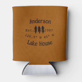 Porta-lata Lago House ets. Data ano em que as coordenadas per