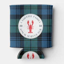 Porta-lata Lagosta xadrez Familiar Ferve Qualquer Ocasião Tar