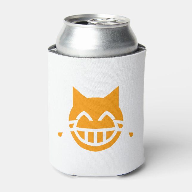 Porta-lata Lágrimas de Joy Emoji Cat (Can Front)