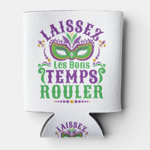Porta-lata Laissez Les Bons Temps Rouler Mardi Gras
