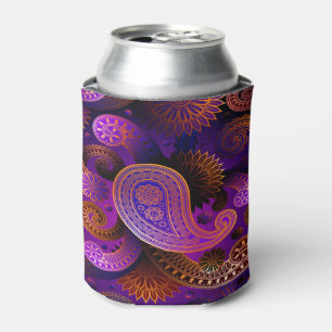 Porta-lata Lâmpadas de resfriamento/Paisley roxo