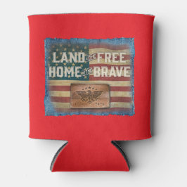 Porta-lata Land of the Free Can Cooler