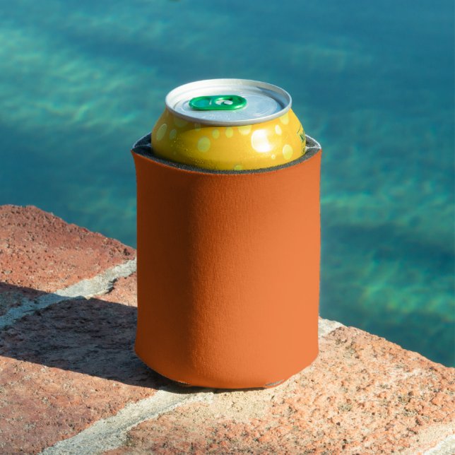 Porta-lata Laranja de Halloween (Piscina in situ)