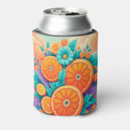 Porta-lata Laranjas coloridas