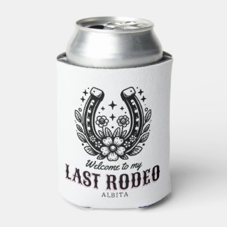 Porta-lata last rodeo western bachelorette party custom name
