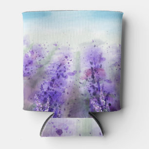 Porta-lata Lavanda da Proveniência: Campo de Aquarela Vintage