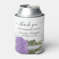 Lavanda Elegante Casamento Rosa Roxo Obrigado