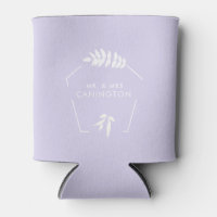 Lavanda Wedding Sr. & Sra. Can Cooler