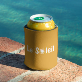 Porta-lata Le Soleil Sunshine francês Cores personalizadas 