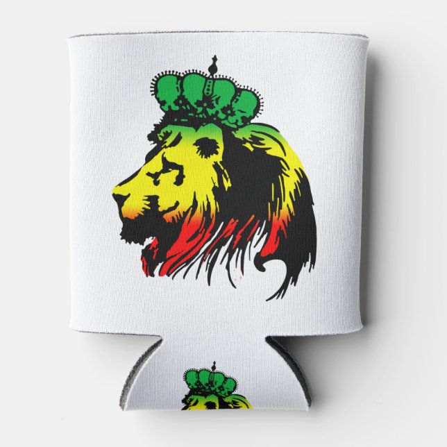 Porta-lata Leão de Judá Rasta (Frente)