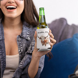 Porta-lata Legado Longhorn, personalizado