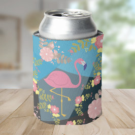 Porta-lata Legal Fashion Chic Fofa Rosa Feminina Floral Flami