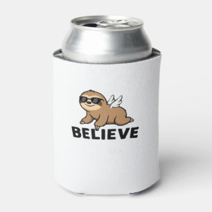 Porta-lata Legal Flying Sloth acredita em design motivacional