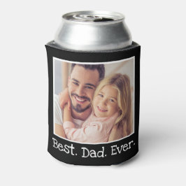 Porta-lata Legal melhor Pai alguma vez personalizado preto br