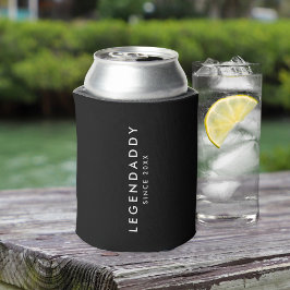 Porta-lata Legendaddy para Pais Legendários minimalista simpl