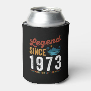 Porta-lata Lenda Desde 1973 Aniversário Retro Vintage