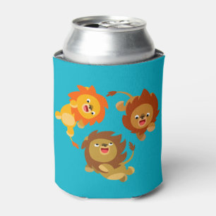 Porta-lata Leões De Cartoon Cujo Peso Não É Cortado Podem/