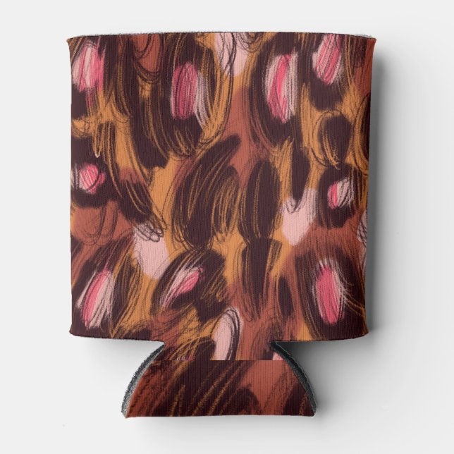 Porta-lata Leopard Spots African Animal Standard (Frente)