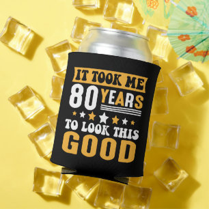 Porta-lata Levei 80 Anos Para Ver Este Bom Aniversário