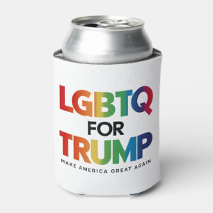 PORTA-LATA LGBTQ PARA TRUMP GAY LESBIAN PARA TRUMP 2024