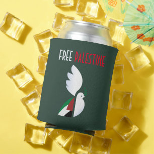 Porta-lata Liberdade na Palestina pode resfriar - Bandeira Pa