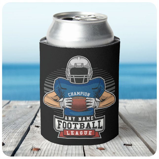 Porta-lata Liga de Futebol Personalizada Jogador Equipe Campe (Criador carregado)