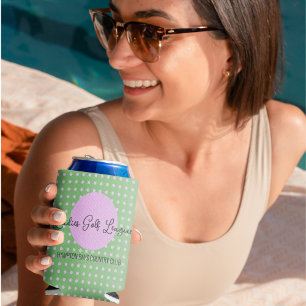 Porta-lata Liga de Golfe das Mulheres / Clube de Golfe