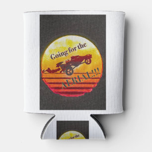 Porta-lata Liga dos Carros de Foguete indo para o avião