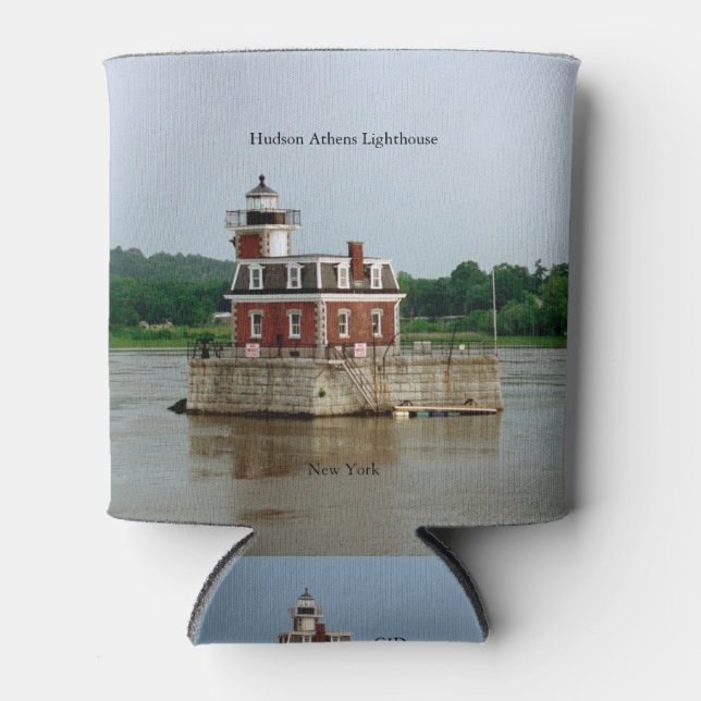 Porta-lata Lighthouse de Hudson Athens pode resfriar (Frente)