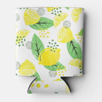 Porta-lata Limões de Aquarelas: Design Frutífero