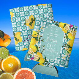 Porta-lata Limon Mediterrâneo 60 Anos Azul Oceano