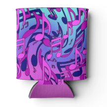 Linda Música Dançando Notas Musicais Upbeat