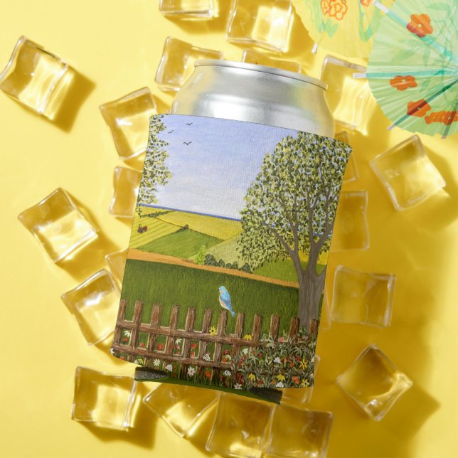 Porta-lata Linda visão branca (Verão in situ)