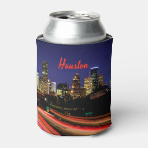 Porta-lata Linha Skyline da cidade de Houston Texas