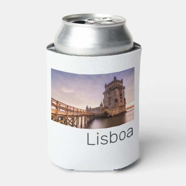Porta-lata Lisboa Portugal Torre de Belém — Feriado Sunset (Can Front)