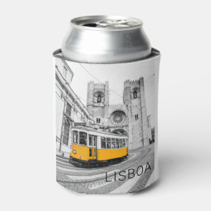 Porta-lata Lisboa Retro Tram Portugal Vintage Streetcar