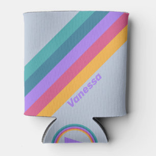 Porta-lata Listras de Sonho de Pansy Macio com Nome