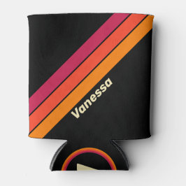 Porta-lata Listras Retro VHS com Nome