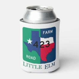Porta-lata Little Elm, TX, FM 423 e Texas Longhorn Can Cooler