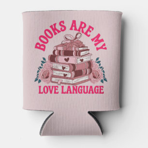 Porta-lata Livros são a minha língua de amor