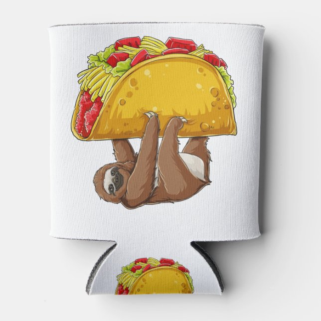 Porta-lata Lloth Taco Funny Tacos Lover malhação Gym Novelty (Frente)