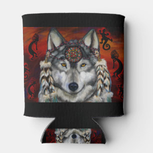 Porta-lata Lobo Cinzento