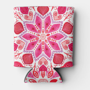 Porta-lata Local Floral: Borda Vintage Watercolor