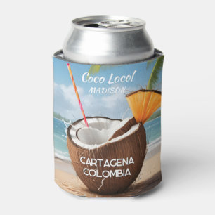 Porta-lata Localização Personalizada Coco Loco