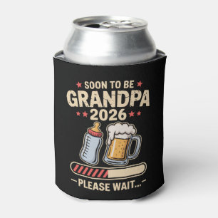 Porta-lata Logo a Ser Avô Est 2026 Anúncio de Bebê