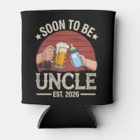 Logo Ser Tio 2026 Anúncio de Gravidez Retro