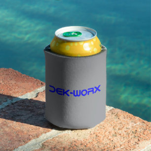 Porta-lata Logotipo da Empresa DEK-WORX EVA Foam Cutting Serv