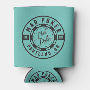 Porta-lata Logotipo de Marcador MAD Poker Koozie