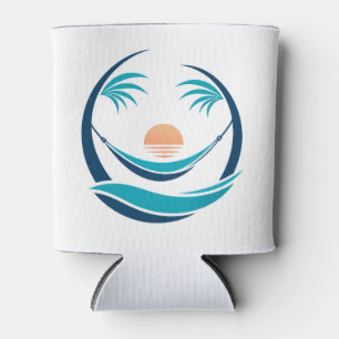 Porta-lata Logotipo de Rede Luxuosa de Pôr do Sol